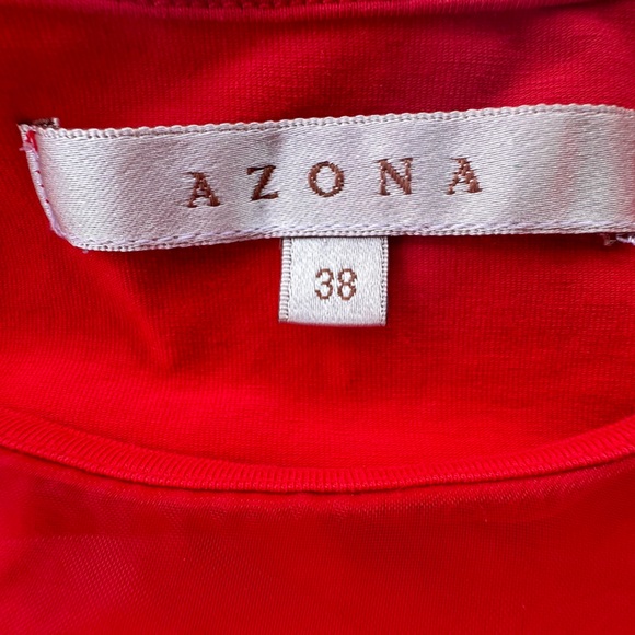 Red Ruffle Sleeve Top - Picture 7 of 7